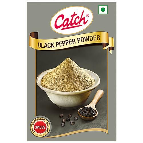 Catch Black Pepper Powder - Enhances Flavour, 100 g carton-2.webp